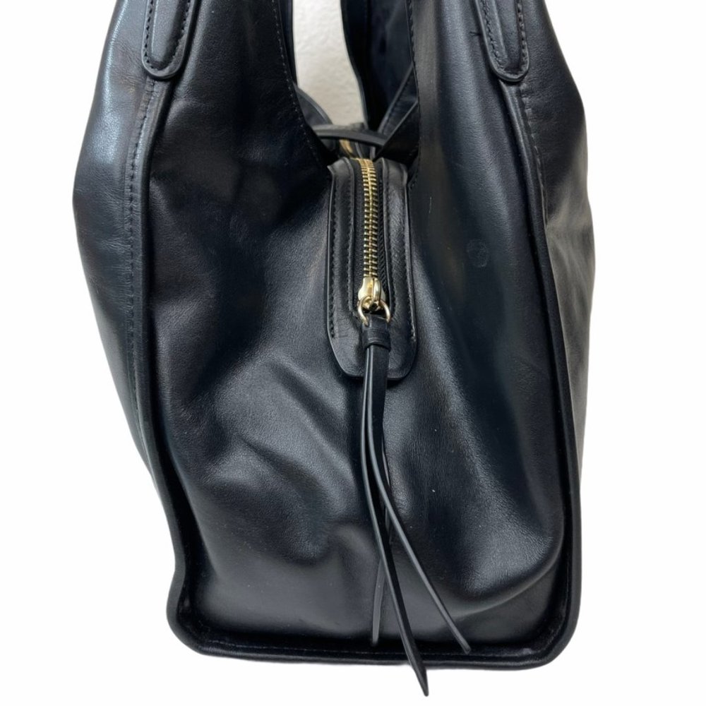 Coach Black Shoulder Bag with Gold Accents - Picture 9 of 15